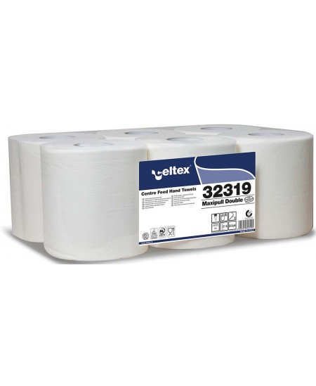 Papīra dvieļi rullī CELTEX Maxipull Double, 32319, 153 m, 1 rullis