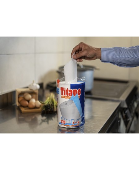 Virtuves papīra dvieļi CELTEX Titano, 8654, 1 rullis