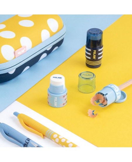 Dzēšgumija ar aizsargvāciņu un asināmo MILAN EXTENSION Swims