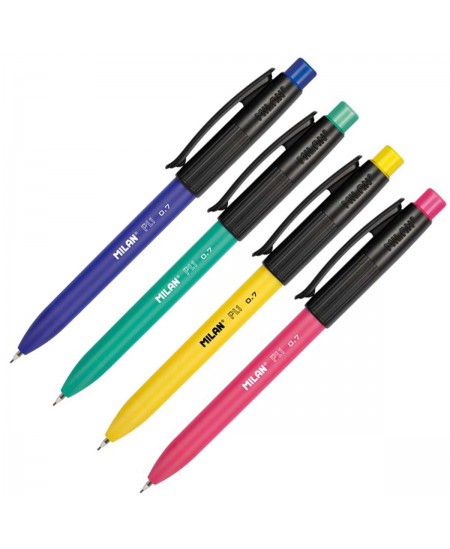 Automātiskais zīmulis ar dzēšgumiju MILAN PL1, 0.7 mm