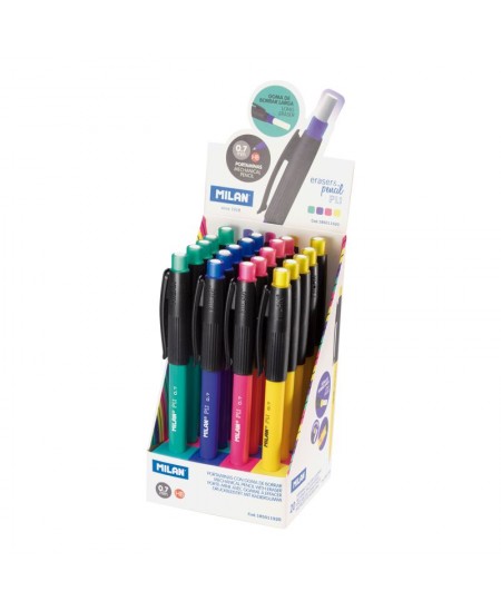Automātiskais zīmulis ar dzēšgumiju MILAN PL1, 0.7 mm