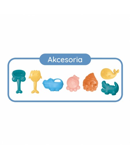 Ūdens un smilšu komplekts-koferis 3 in 1 WOOPIE