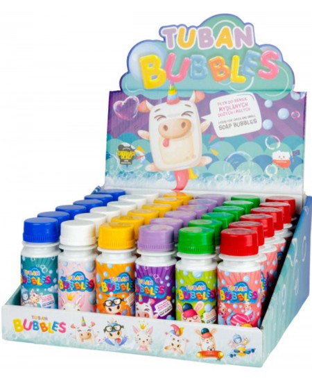 Ziepju burbuļi TUBAN Jautrie dzīvnieciņi, 60 ml