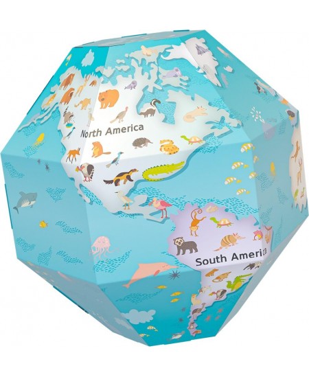 Saliekams globuss MONUMI Dzīvnieki, 35 cm