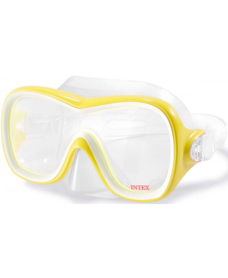 Niršanas maska ar cauruli INTEX, dzeltena