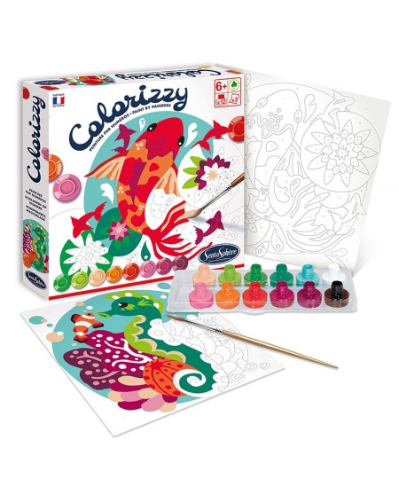 Radošais krāsošanas komplekts SENTOSPHERE Colorizzy Zemūdens pasaule