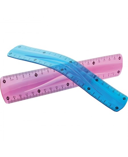 Elastīgs lineāls CENTRUM, 15 cm