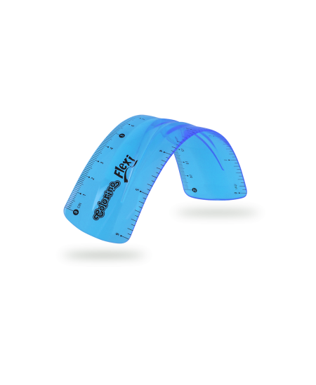 Lineālu komplekts COLORINO, 3 daļas