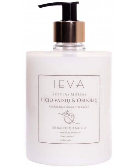Šķidrās ziepes IEVA, ar ličī un ābolu aromātu, 500 ml