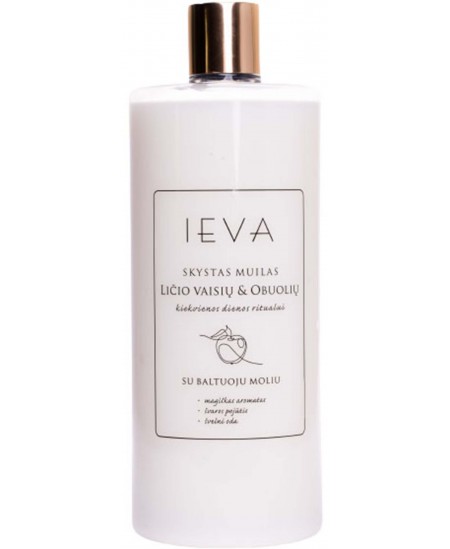 Šķidrās ziepes IEVA, ar ličī un ābolu aromātu, 1000 ml