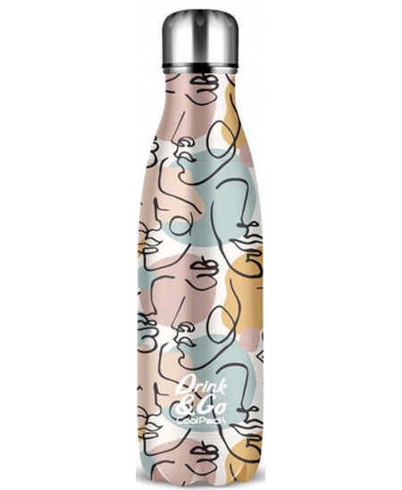 Metāla dzeramā pudele-termoss COOLPACK Drink&Go Art Deco, 500 ml