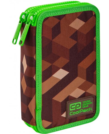 Penālis COOLPACK City Jungle, divi nodalījumi, piepildīts