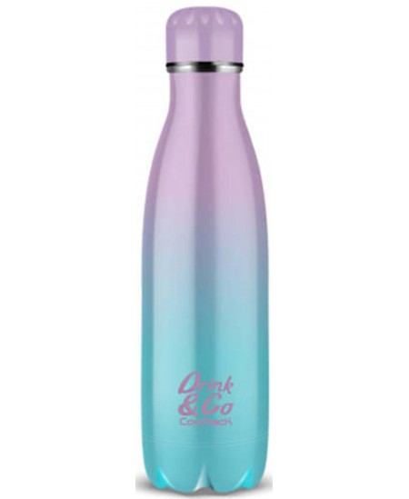 Metāla dzeramā pudele-termoss COOLPACK Drink&Go Gradient Blueberry, 500 ml
