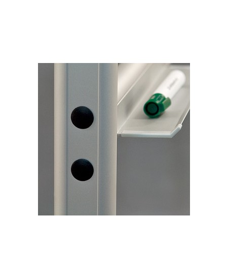 Mobilā divpusējā magnētiskā tāfele 2x3, 150x100 cm, alumīnija rāmis