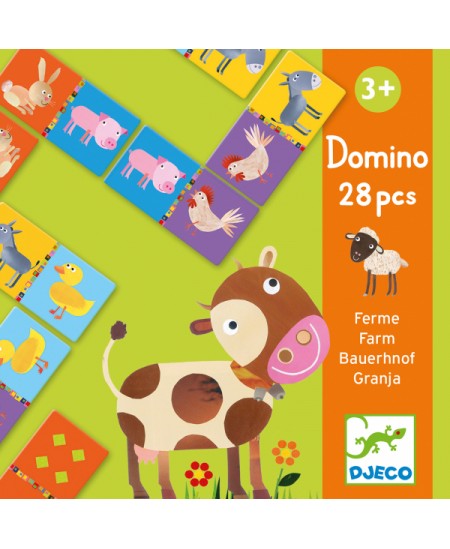 Galda spēle domino DJECO Ferma