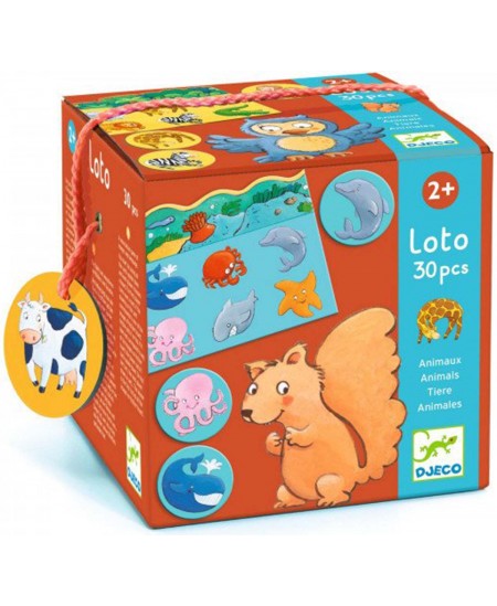 Loto galda spēle DJECO Dzīvnieki
