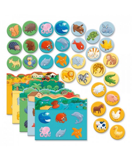 Loto galda spēle DJECO Dzīvnieki