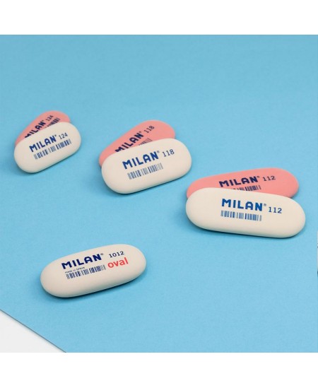 Ovālā dzēšgumija MILAN 124