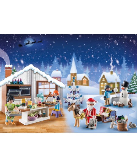 PLAYMOBIL Christmas Adventes kalendārs: Ziemassvētku ceptuve, 71088