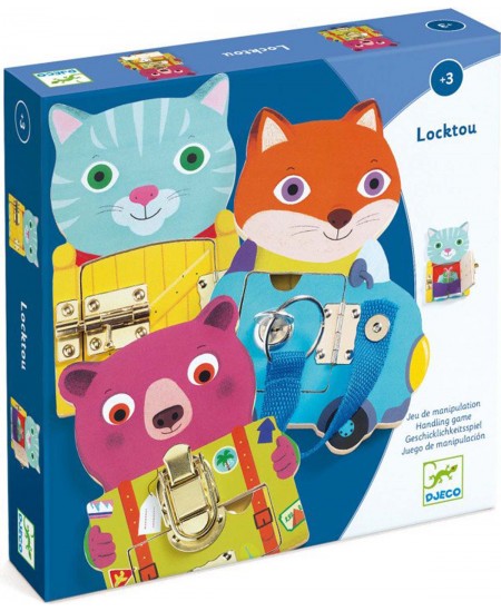 Izglītojoša koka spēle DJECO Locktou