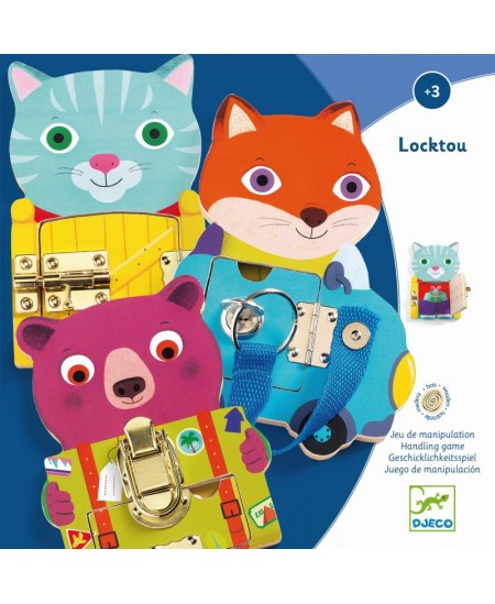 Izglītojoša koka spēle DJECO Locktou