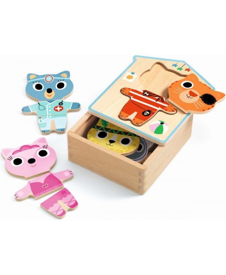 Koka puzle DJECO Kaķēni