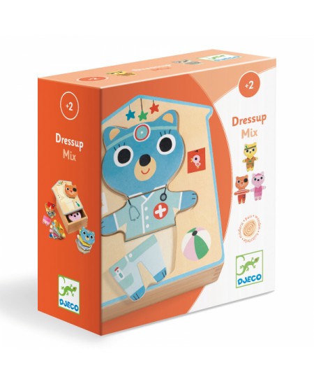 Koka puzle DJECO Kaķēni