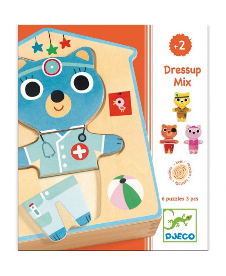 Koka puzle DJECO Kaķēni