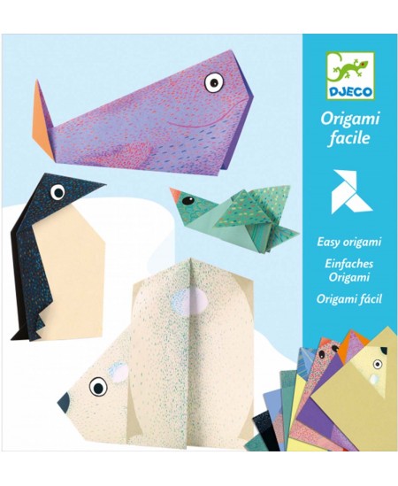 Origami komplekts DJECO Polārie dzīvnieki