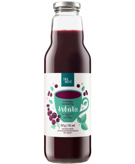 Upeņu tēja ar medu un piparmētru SKANOVĖ, 880 g.