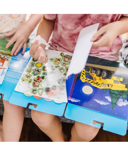 Atkārtoti lietojama uzlīmju grāmata MELISSA & DOUG Paw Patrol Glābēji