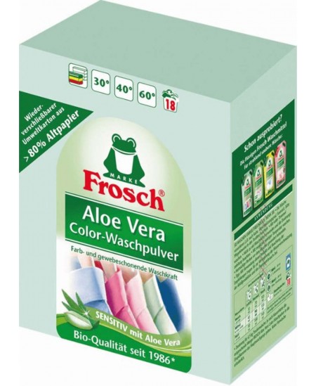 Veļas pulveris krāsainām drēbēm FROSCH, 1,45 kg