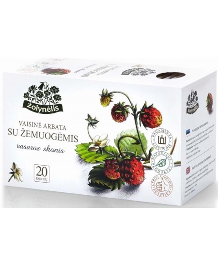 Augļu tēja ar meža zemenēm VASAROS SKONIS, 20 gab.