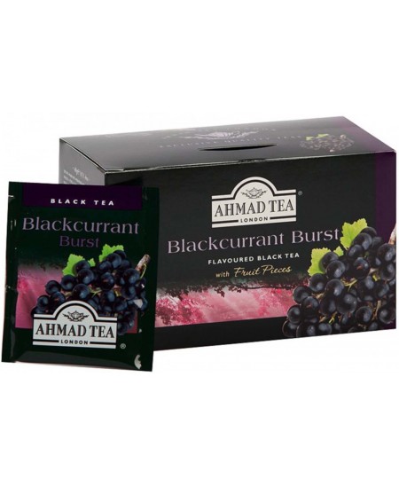 Melnā tēja AHMAD, ar upenu aromātu, 20 gab.