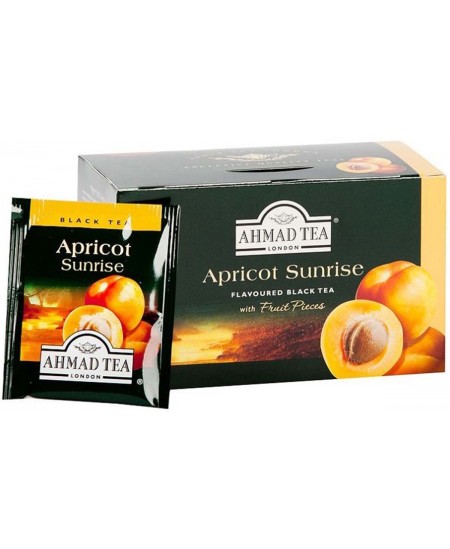 Melnā tēja AHMAD, ar persiku aromātu, 20 gab.