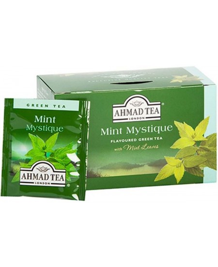 Zaļā tēja AHMAD ar piparmētru aromātu, 20 gab.