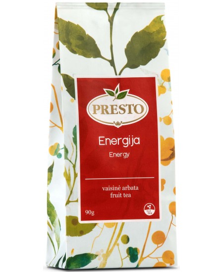 Augļu beramā tēja PRESTO Enerģija, 90 g