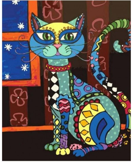 Gleznošanas pēc skaitļiem komplekts CENTRUM Kaķis, 30x40 cm