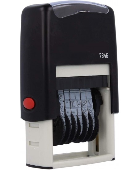 Numeratora zīmogs TRAXX 7846, 6 cipari