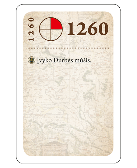 Galda spēle LIETUVAS VĒSTURE. DATUMI (10+)