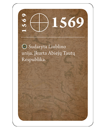 Galda spēle LIETUVAS VĒSTURE. DATUMI (10+)