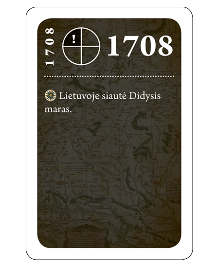 Galda spēle LIETUVAS VĒSTURE. DATUMI (10+)