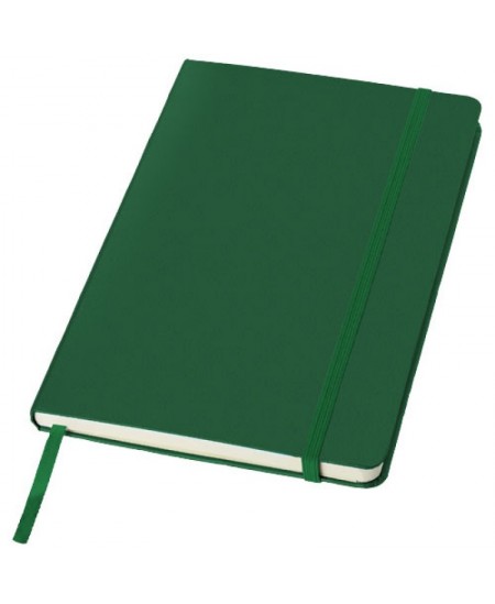 Piezīmju grāmatiņa JOURNAL BOOKS ar dzēšgumiju, A5, līnijota, tumši zaļa