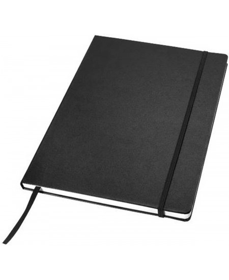 Piezīmju grāmatiņa JOURNAL BOOKS ar dzēšgumiju, A4, līnijota, melna