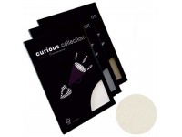 Pusiau skaidrus dekoratyvinis popierius CURIOUS TRANSLUCENTS Pearl, 100 g/m2, A4, 50 lapų