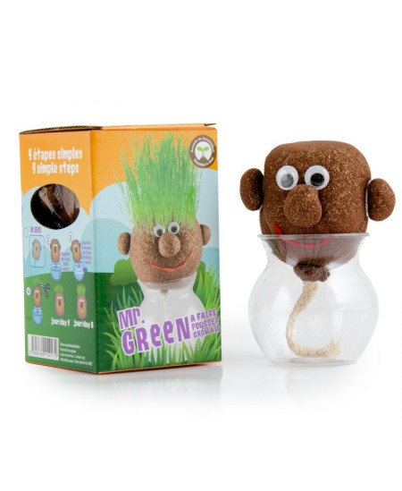 Diedzēšanas komplekts RADIS et CAPUCINE Mr. Green Zāles galva