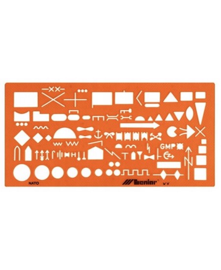 Lineāls-šablons NATO 8355