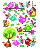 Gēla 3D uzlīmes GRAINE CREATIVE Putniņi