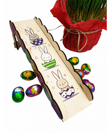 Tekne olu ripināšanai Krāsainās olas