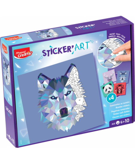 Uzlīmju mozaīkas radošais komplekts MAPED Sticker´Art